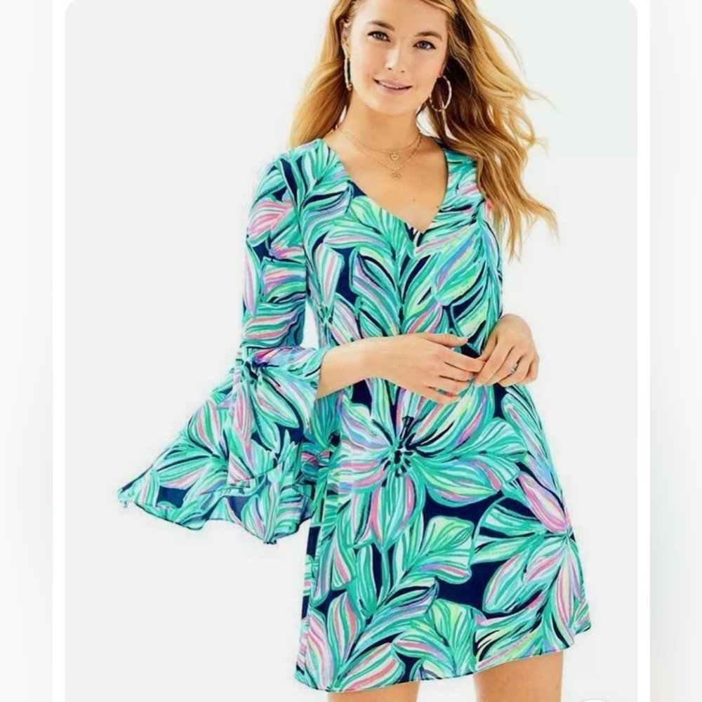 NWT Lilly Pulitzer Rosalia Print Dress Size 16